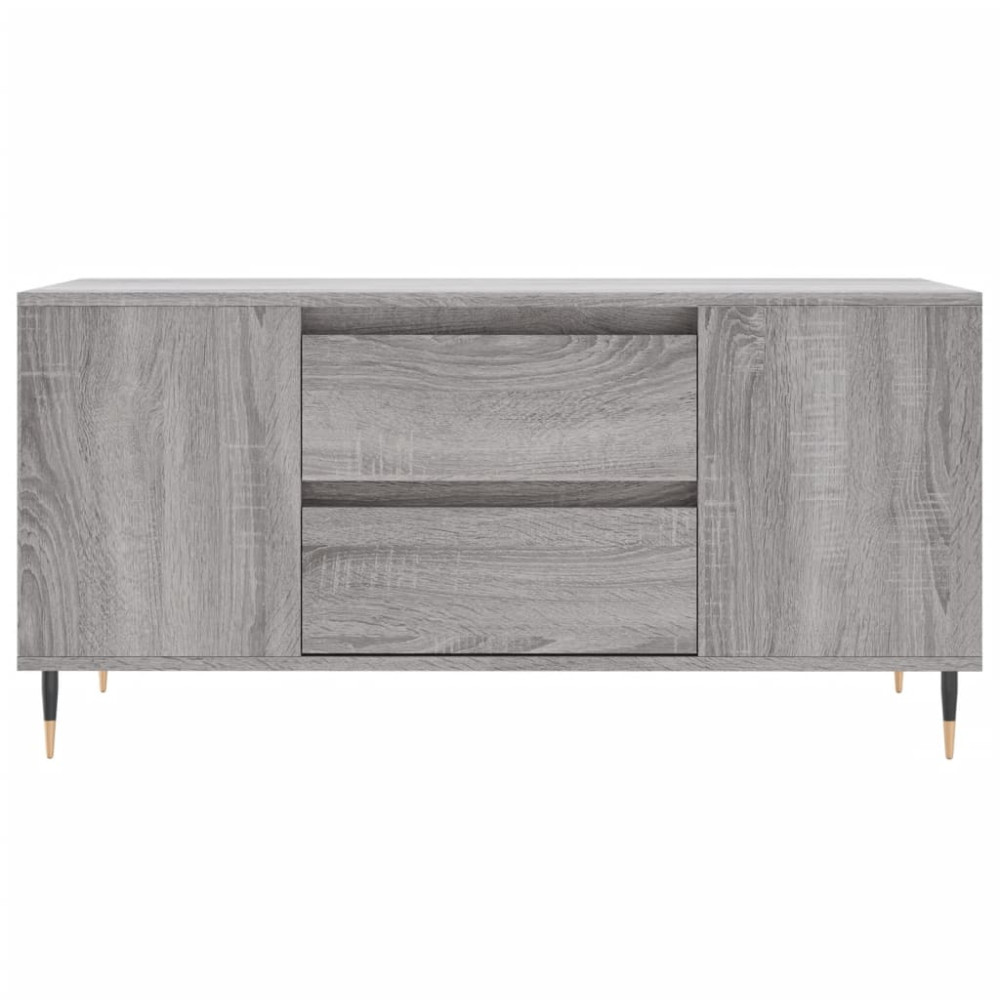 Produktbild för Soffbord grå sonoma 102x44,5x50 cm konstruerat trä