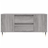 Produktbild för Soffbord grå sonoma 102x44,5x50 cm konstruerat trä
