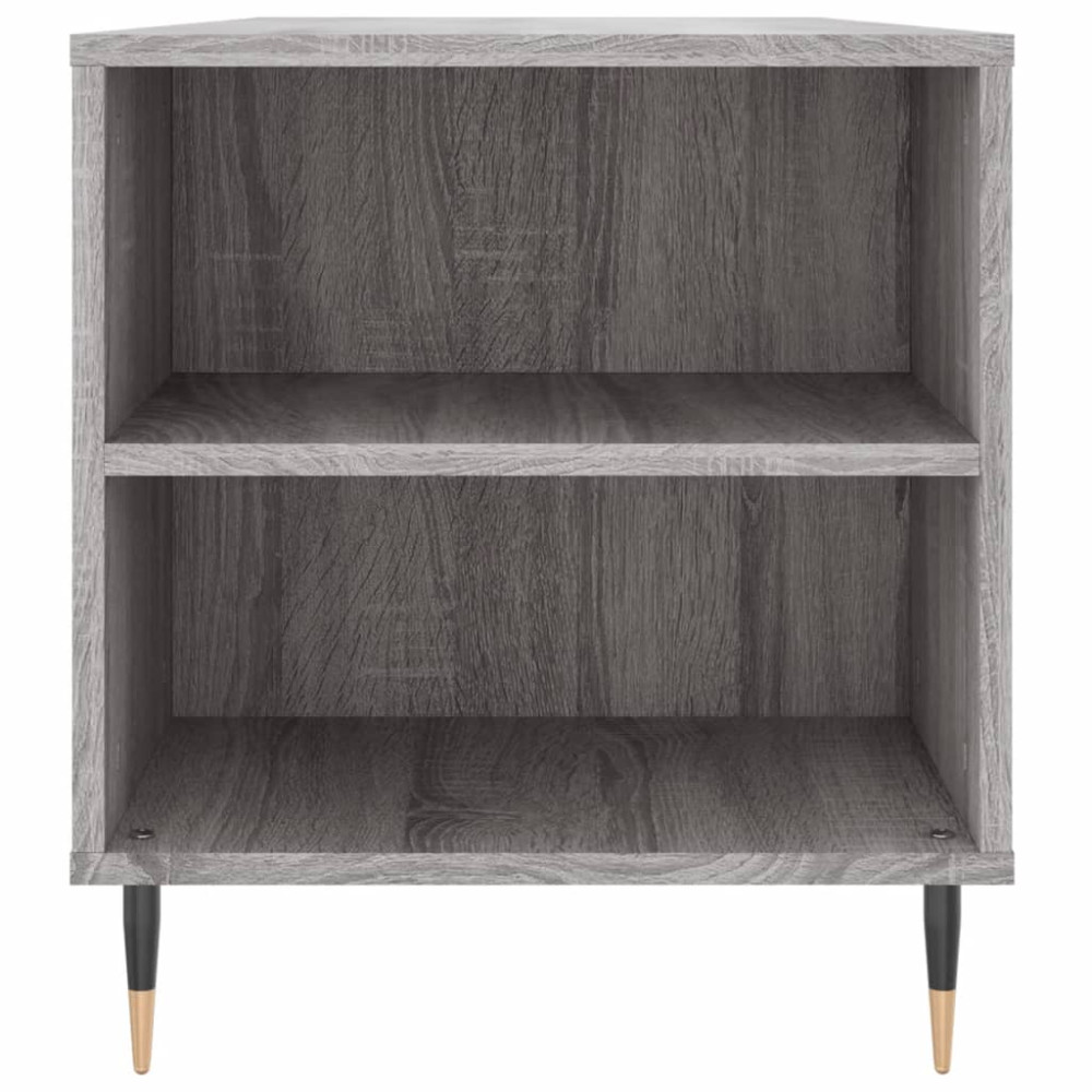 Produktbild för Soffbord grå sonoma 102x44,5x50 cm konstruerat trä