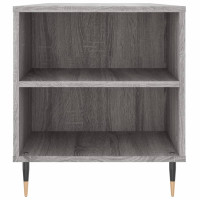 Produktbild för Soffbord grå sonoma 102x44,5x50 cm konstruerat trä
