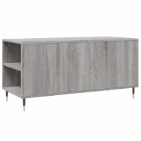 Produktbild för Soffbord grå sonoma 102x44,5x50 cm konstruerat trä