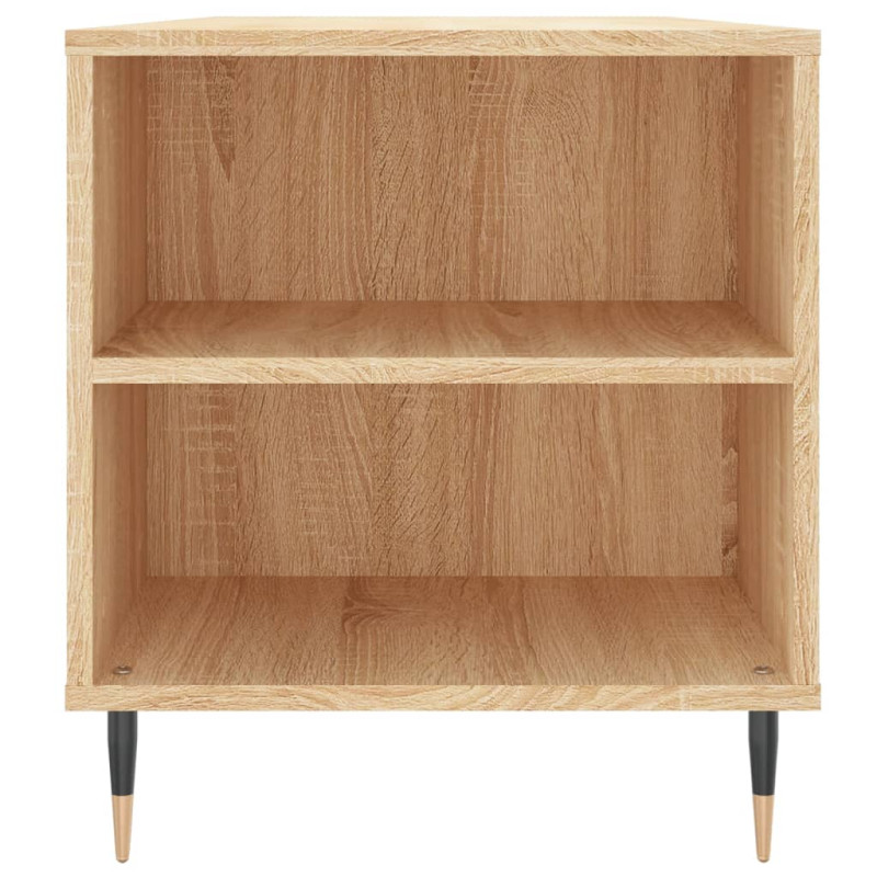 Produktbild för Soffbord sonoma-ek 102x44,5x50 cm konstruerat trä