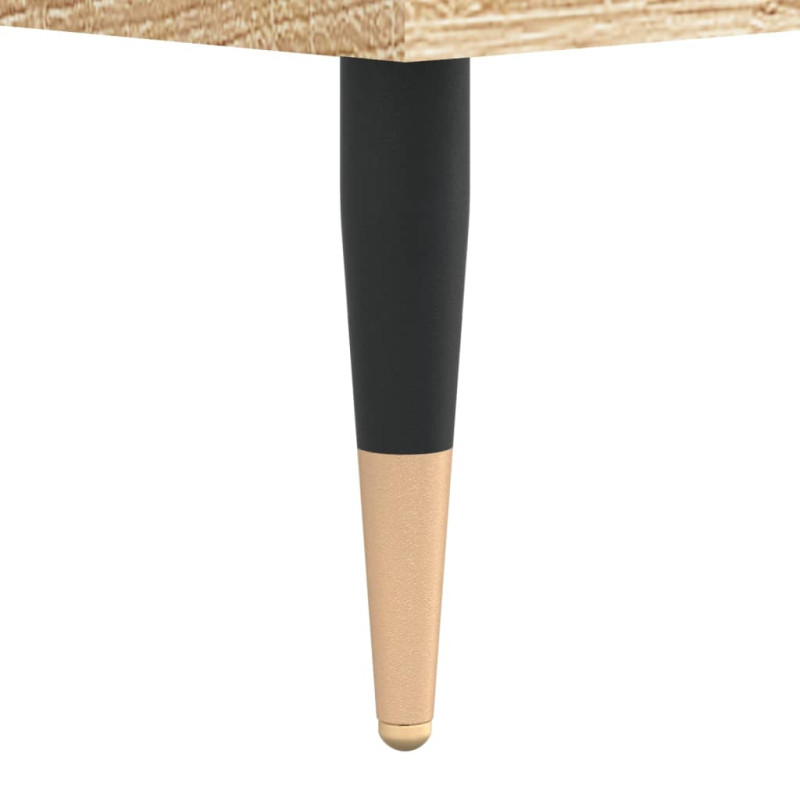 Produktbild för Soffbord sonoma-ek 102x44,5x50 cm konstruerat trä