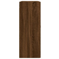 Miniatyr av produktbild för Väggskåp brun ek 69,5x34x90 cm konstruerat trä