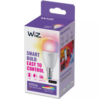 Miniatyr av produktbild för WiFi Smart LED E14 P45 40W 470lm Färg