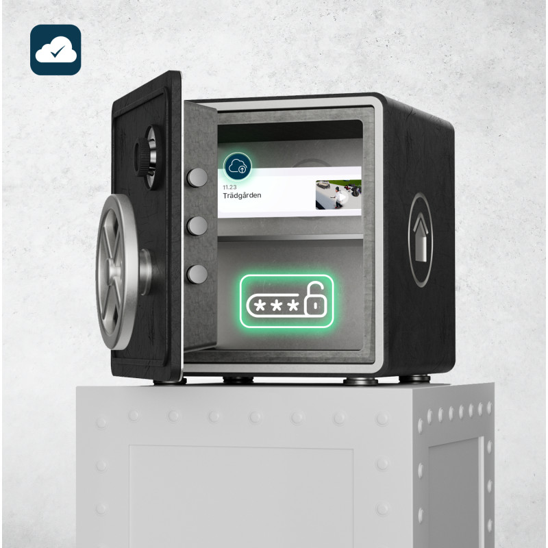 Produktbild för Arlo Pro 5 2K trådlös övervakningskamera utomhus, 4 kameror vit
