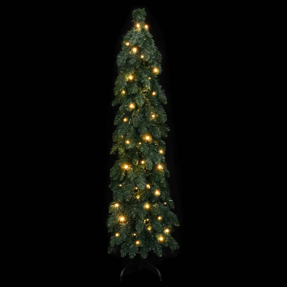 Produktbild för Belyst plastgran med 60 LEDs 120 cm