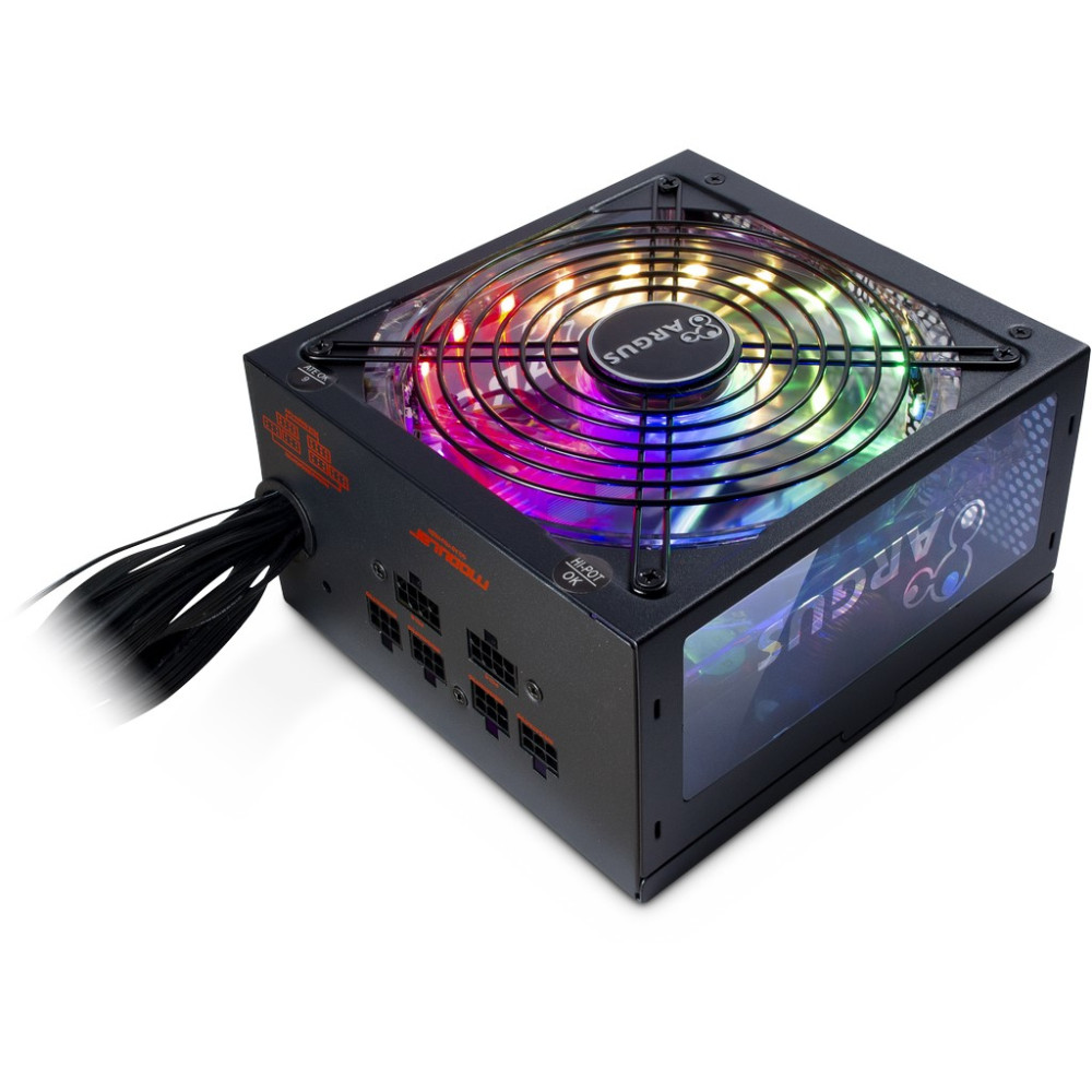 Produktbild för Inter-Tech Argus RGB-750W CM II strömförsörjningsenheter 20+4 pin ATX ATX Svart