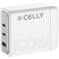 Produktbild för Power Station 1 x USB-A + 2 x USB-C PD 100W GaN Vit