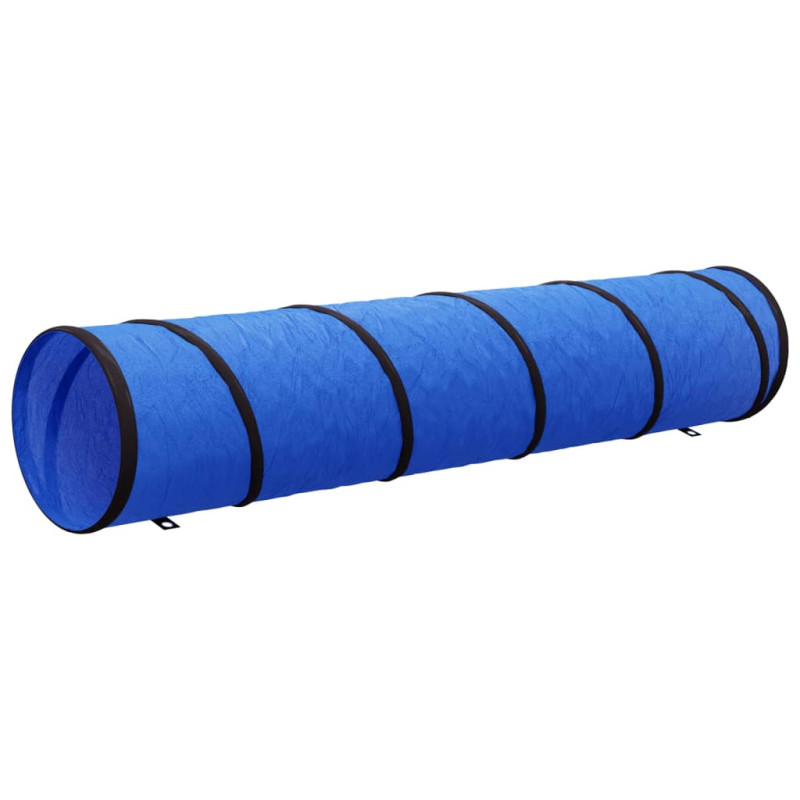 Produktbild för Hundtunnel blå Ø 40x200 cm polyester