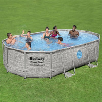 Produktbild för Bestway Poolset Power Steel 488x305x107 cm