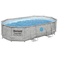 Produktbild för Bestway Poolset Power Steel 488x305x107 cm