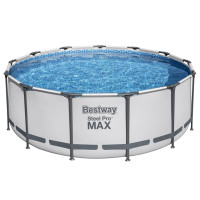 Produktbild för Bestway Pool med tillbehör Steel Pro MAX rund 396x122 cm