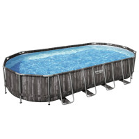 Produktbild för Bestway Pool med tillbehör oval 7,32x3,66x1,22 m