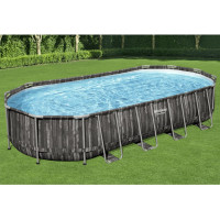 Produktbild för Bestway Pool med tillbehör oval 7,32x3,66x1,22 m