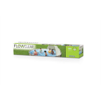 Produktbild för Bestway Solskydd för fristående pool vit