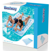 Produktbild för Bestway Dubbel uppblåsbar badmadrass 43055