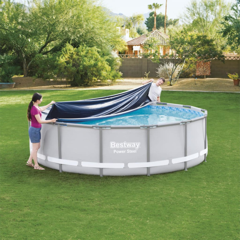 Produktbild för Bestway Poolöverdrag Flowclear 427 cm