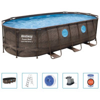 Produktbild för Bestway Pool Power Steel Swim Vista Series set 549x274x122 cm