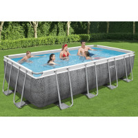 Produktbild för Bestway Pool Power Steel rektangulär 549x274x122 cm