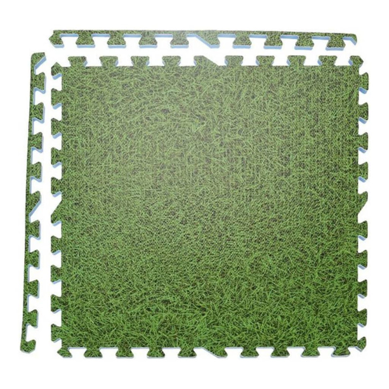 Produktbild för XQ Max Golvplattor med grästryck 6 st grön