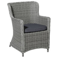 Produktbild för Madison Sittdyna för stol Panama 48x48 cm grå