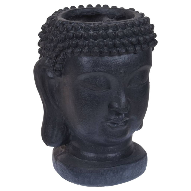 Produktbild för ProGarden Blomkruka Buddha-figur 25x26x35 cm antracit
