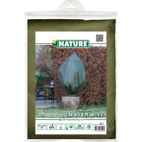 Miniatyr av produktbild för Natur Frostskydd för växter 2 st 50 g/m² 150x75 cm grön