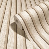 Produktbild för Noordwand Tapet Botanica Wooden Slats beige