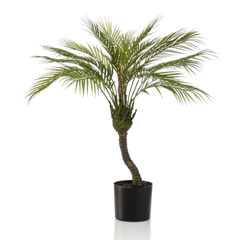 Produktbild för Emerald Konstväxt Chamaedorea Palm i kruka 85 cm