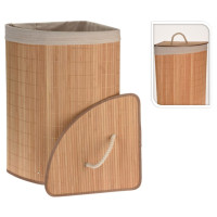 Miniatyr av produktbild för Bathroom Solutions Tvättkorg hörn bambu