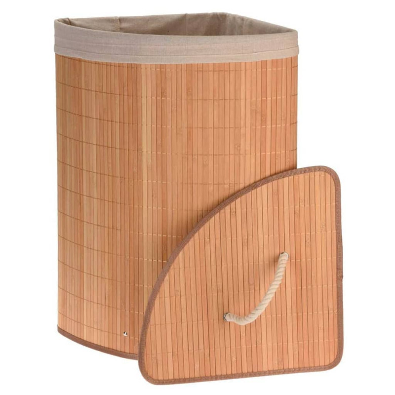 Produktbild för Bathroom Solutions Tvättkorg hörn bambu