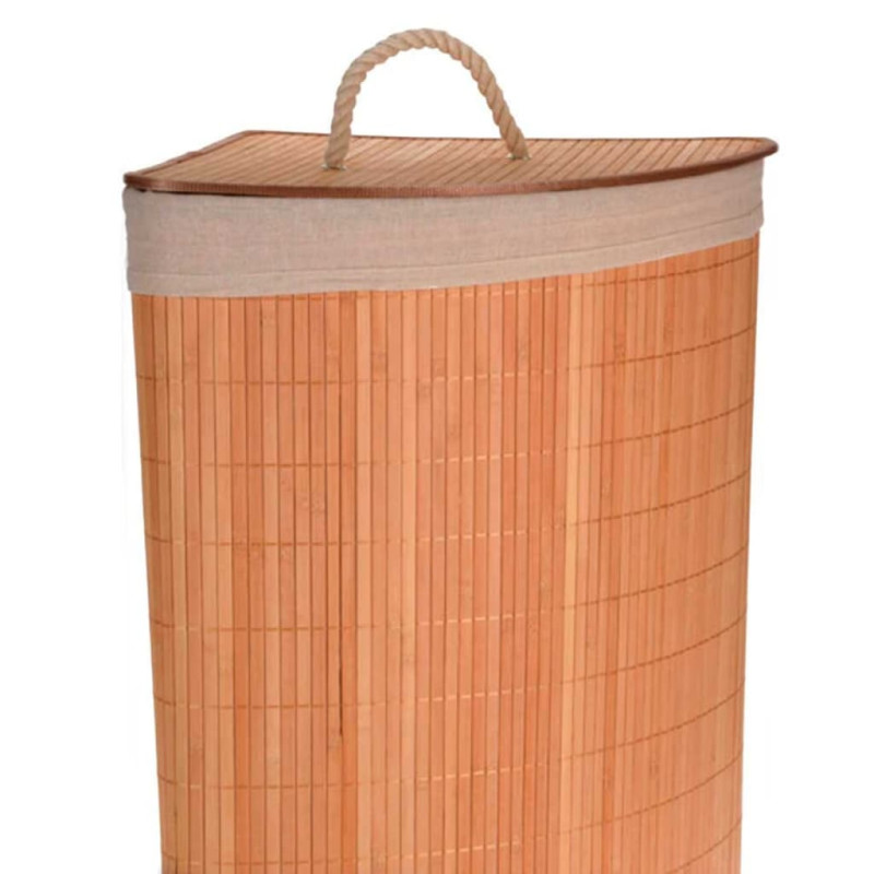 Produktbild för Bathroom Solutions Tvättkorg hörn bambu