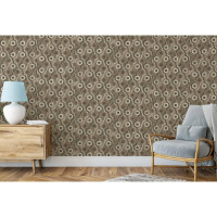 Produktbild för DUTCH WALLCOVERINGS Tapet Galactic brun och vit