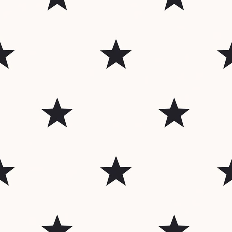 Produktbild för Noordwand Tapet Friends & Coffee Little Stars svart och vit