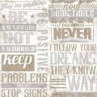 Produktbild för Noordwand Tapet Friends & Coffee Words and Letters metallic och beige