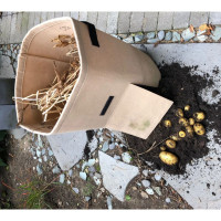 Produktbild för Nature Potatissäck för odling 37 L beige