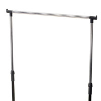 Produktbild för Storage solutions Klädställ med hjul justerbar 80x42x(90-165) cm