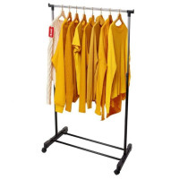 Produktbild för Storage solutions Klädställ med hjul justerbar 80x42x(90-165) cm