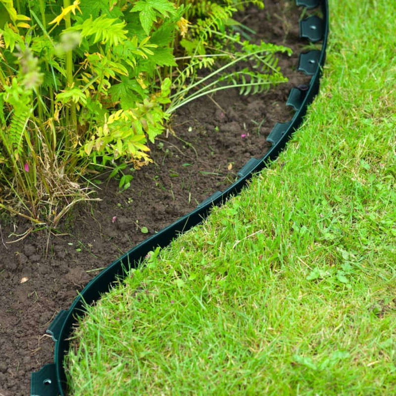 Produktbild för Nature Trädgårdskant 5 cm x 10 m grön