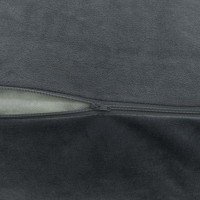 Produktbild för Madison Hundbädd Velvet 100x70x15 cm grå