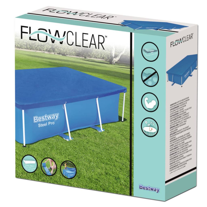 Produktbild för Bestway Poolöverdrag Flowclear 259x170 cm