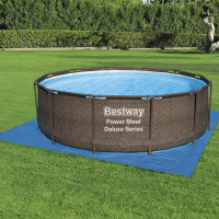 Produktbild för Bestway Markduk för pool Flowclear 396x396 cm