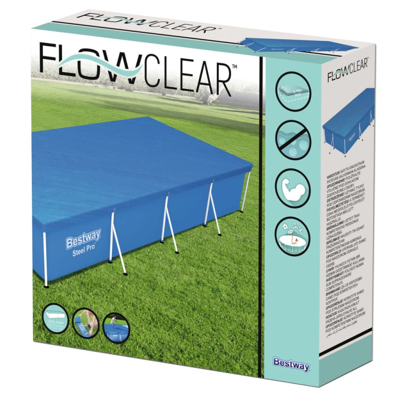 Produktbild för Bestway Poolöverdrag Flowclear 400x211 cm