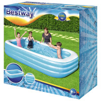 Produktbild för Bestway Uppblåsbar pool 305x183x56 cm