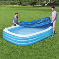 Produktbild för Bestway Poolöverdrag Flowclear 305x183x56 cm