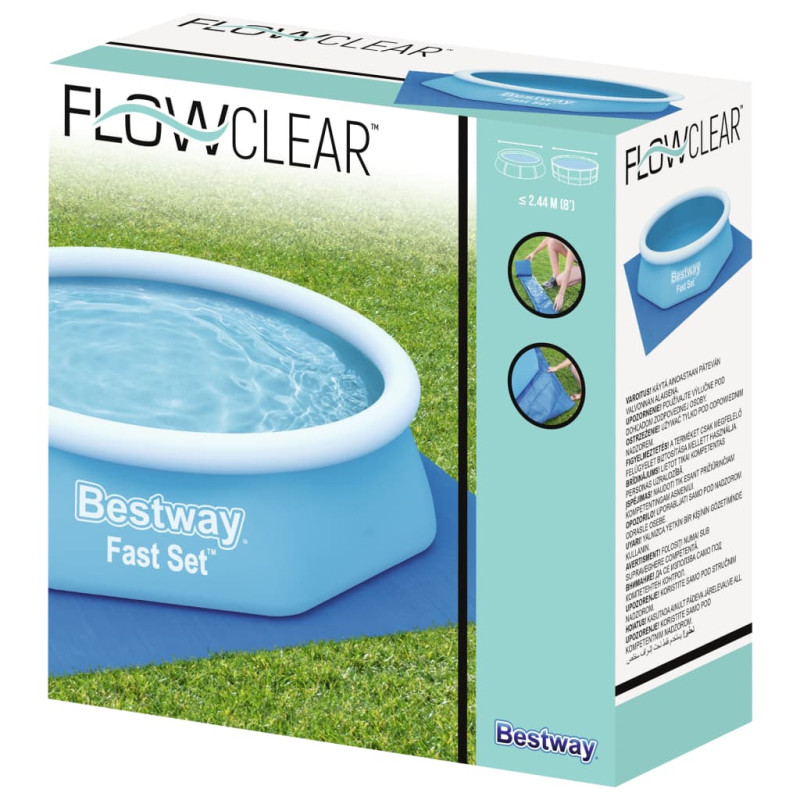 Produktbild för Bestway Markduk för pool Flowclear 274x274 cm