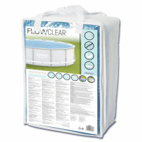 Produktbild för Bestway Poolöverdrag solenergi Flowclear 427 cm