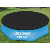 Miniatyr av produktbild för Bestway Poolöverdrag Flowclear Fast Set 240 cm