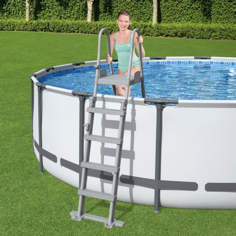 Produktbild för Bestway Poolstege Flowclear 4 steg 132 cm